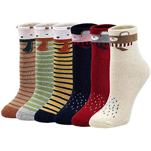 Oferta ograniczona: LOFIR Kids Grube bawełniane skarpetki Zimowe ciepłe skarpety termiczne dla małych dziewczynek Chłopcy Maluch Nowość skarpetki Rozmiar 31-34, na 8-11 lat, 6 par z 72.36 EUR na 72.36 EUR (znizka 0%)