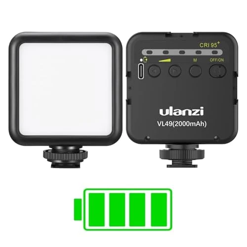 Offerta a tempo: ULANZI VL49 Luce Fotografico con Batteria Ricaricabile 2000mAH - 0.00% da 25.95 € a 25.95 €