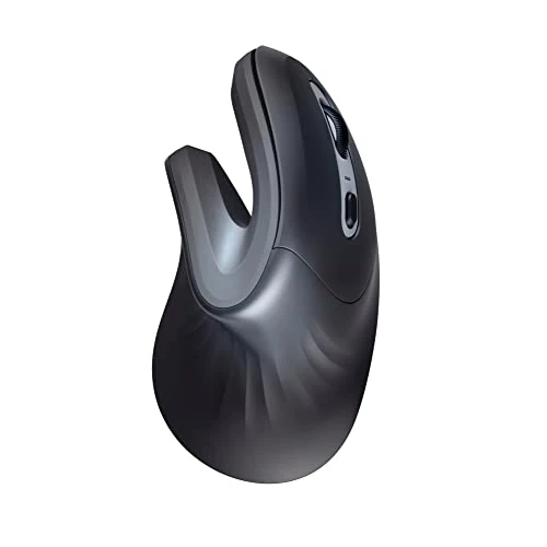Limited-time offer: Trust Verro Vertical Mouse, Wireless Ergonomic Mouse with 60° Angle, 600-1600 DPI, 6 Buttons, for Right Hand Users, RF 2.4GHz, Computer Mouse for Laptop, PC, Mac - Black from 39.99 GBP to 39.99 GBP (save 0%)