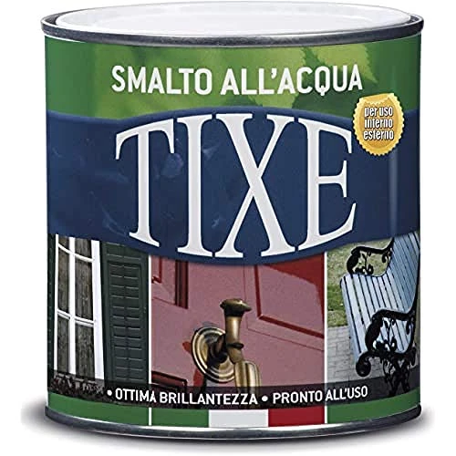 Offerta a tempo: TIXE Smalto all'Acqua per Legno e Metallo | Vernice all'Acqua Pronto all'Uso, Resistente Copertura Lucida o Opaca | 500 ml | Verde Smeraldo Opaco | Made in Italy - 0.00% da 22.49 € a 22.49 €