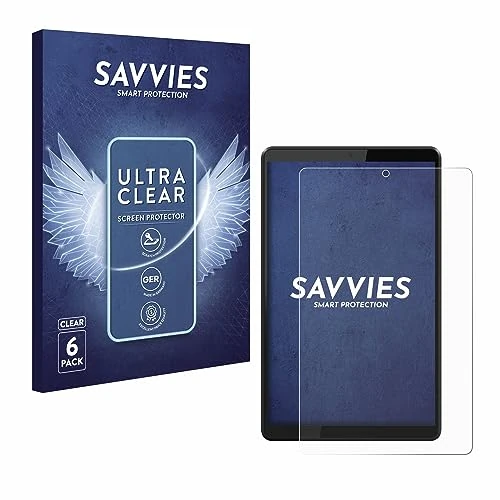 Limited-time offer: Savvies 6 Pack Screen Protector compatible with Lenovo Tab M8 Protection Film Clear from 8.09 GBP to 8.09 GBP (save 0%)