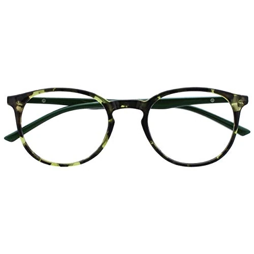 Offerta a tempo: OPULIZE Met Verde Tartaruga Occhiali Da Lettura Grande Giro Comodo Uomo Donna Cerniere Molla R60-6 +0,00 - 0.00% da 6.35 € a 6.35 €
