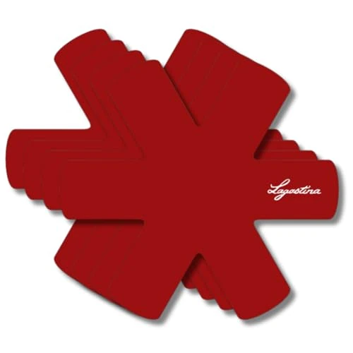 Offerta a tempo: Lagostina Ingenio Smart, Set Proteggi Padelle Antiaderenti, Separatore, Versatile, Pratico e Funzionale, Cotone, 4 Pezzi, Rosso - 44% da 13.99 € a 7.90 €