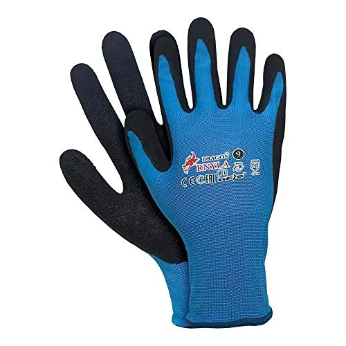 Zeitlich begrenztes Angebot: Reis RNYLA_NB11 Dragon Schutzhandschuhe, Blau-Schwarz, 11 Größe, 12 Stück von 4.49 € auf 4.49 € (0.00% Rabatt)