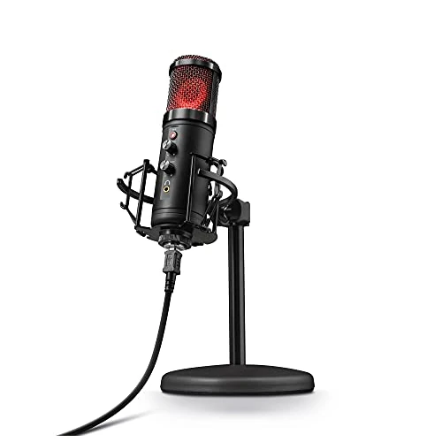 Limited-time offer: Trust Gaming GXT 256 Exxo USB Streaming Microphone for PC, Laptop and PS4 , Black from 29.51 £ to 29.51 £ (save 0.00%)