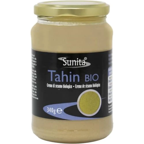 Offerta a tempo: Sunita Tahina Crema di Sesamo - Salsa Tahini Ricca e Cremosa per Hummus e Salse -Crema di Semi di Sesamo Biologica - 340g - 0.00% da 7.12 € a 7.12 €