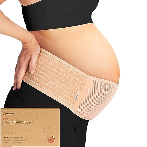 Offerta a tempo: KeaBabies Cintura addominale Gravidanza - Cintura di gravidanza morbida e traspirante - Cintura addominale di sostegno - Cintura di sostegno (Classic Ivory, M/L) - 0.00% da 26.91 € a 26.91 €