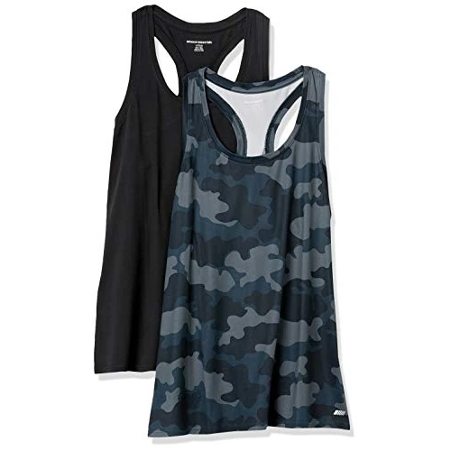 Limited offer: Amazon Essentials Women's Active Workout Quick Dry Tech Stretch Racerback Tank Top (Available in Plus Size), Multipacks from 11.34 EUR to 11.34 EUR (save 0%)