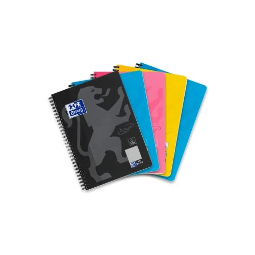 Zeitlich begrenztes Angebot: Oxford Touch Collegeblock B5 kariert, 80 Blatt, sortiert, 5 Stück von 19.99 € auf 16.77 € (16% Rabatt)