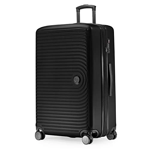 Offre limitée : Hauptstadtkoffer - Mitte - Grande Valise Rigide, Trolley, Valise, TSA, 4 roulettes, Bagage en soute avec Extension de Volume de 8 cm, 77 cm, 130 litres, Noir de 109.43 EUR à 97.39 EUR (remise 11%)