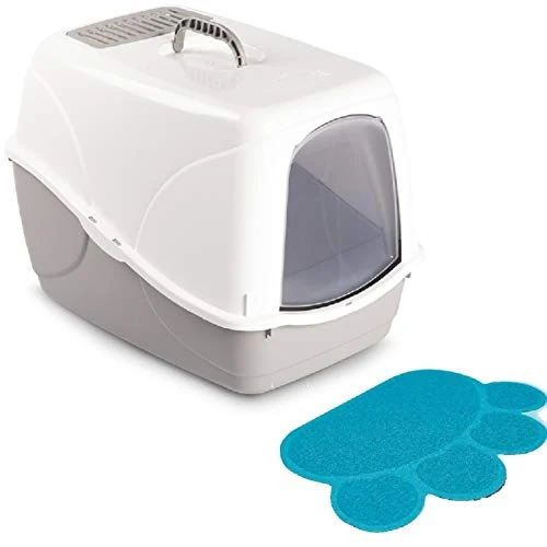 Offerta a tempo: LETTIERA GATTO CHIUSA 54x38.5x38cm colore casuale【Con tappetino Lettiera colore casuale】 - 5% da 18.99 € a 18.04 €