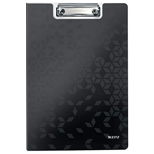 Offre limitée : Leitz – Porte-bloc avec Rabat A4, Capacité 75 Feuilles, Clip Métallique Solide, Pochette Supplémentaire, Polyfoam Léger et Durable, Noir WOW, 41990095 de 11.86 € à 11.86 € (0.00% de remise)