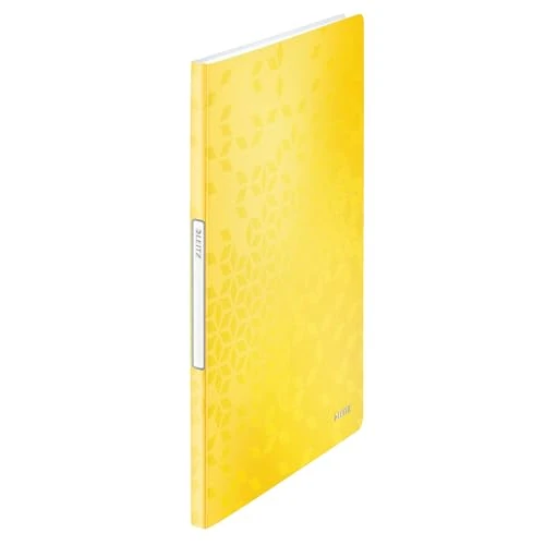 Limited-time offer: Leitz A4 Display Book, 20 Pockets, 40 Sheet Capacity, Transparent Pockets, Yellow, WOW Range, 46310016 from 5.29 £ to 5.29 £ (save 0.00%)