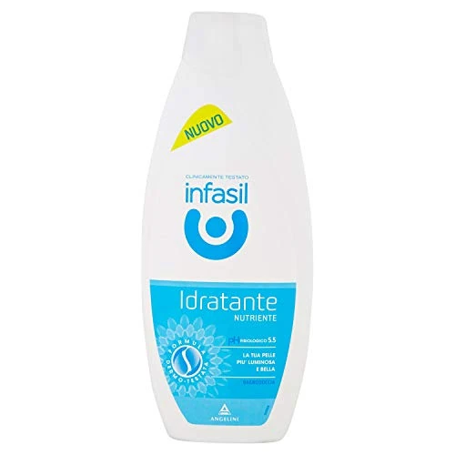 Oferta limitada: Infasil, Gel de ducha hidratante nutritivo, piel suave y aterciopelada, fórmula con pH fisiológico, clínicamente probado y delicado con la piel, 1 envase de 500 ml de 6.39 EUR a 6.39 EUR (ahorro 0%)