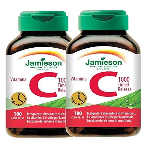 Vitamina C 1000 Timed Release 100 compresse - Jamieson (2 Confezioni da 100 Compresse)