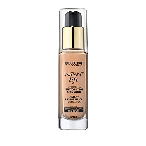 Offerta a tempo: Deborah Fondotinta Instant LIft N.03 Sand SPF30, Lunga Tenuta, Effetto Lifting, Texture fluida e leggera, con Polveri Soft Focus che donano Radiosità Istantanea - 47% da 15.73 € a 8.33 €