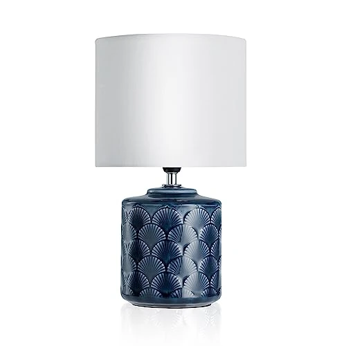 Offerta a tempo: Pauleen 48021 Tavolo Glowing Midnight Max. 20W E14 Lampada da Comodino Blu Bianco 230V Ceramica/Tessuto Senza Lampadina - 21% da 30.45 € a 24.10 €