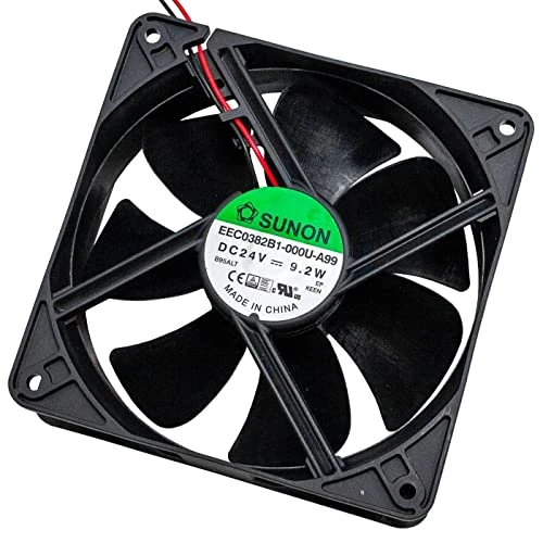 Oferta limitowana: Wentylator 24V DC 9,6W 120x120x38mm 234,4m³/h 3100U/min 234,4m³/h Sunon EEC0382B1-A99 z 55.49 zł na 55.49 zł (oszczędź 0.00%)