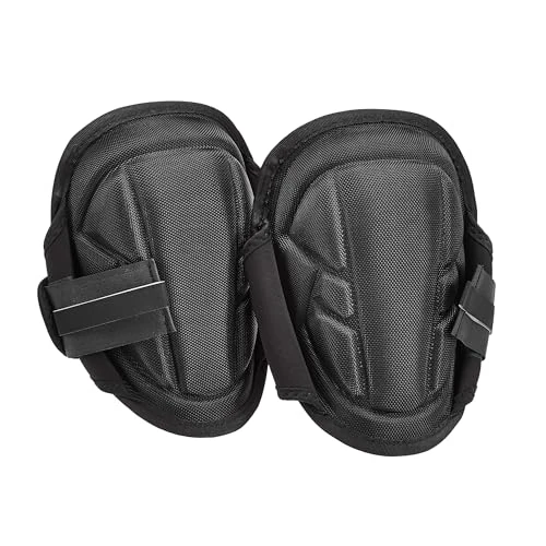 Amazon Basics Work Knee Pads with Soft Gel Foam Shell, 23 cm, One Size, 1 Pair, Black