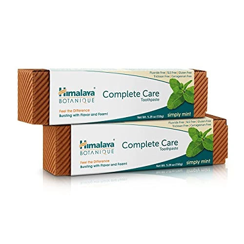 Offerta a tempo: Himalaya Botanique Simply Mint Complete Care Toothpaste| Refreshing Mint Flavour | Strong Teeth | Healthy Gums and anti-inflammatory | Fresh Breath -150g (Pack of 2) - 44% da 23.49 € a 13.20 €