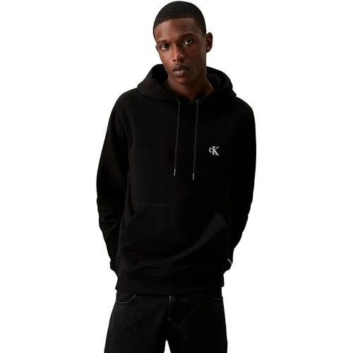 Limitiertes Angebot: Calvin Klein Herren Sweatshirt Ck Essential mit Kapuze, Schwarz (Ck Black), M von 99.90 EUR auf 69.95 EUR (Spare 30%)