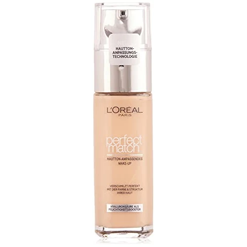 Offerta a tempo: L'Oréal Paris Perfect Match Make Up 1.D/1.W Golden Ivory - Fondotinta liquido, adattabile al tono della pelle, cura la pelle con acido ialuronico e aloe vera, AA0730 - 0.00% da 16.00 € a 16.00 €