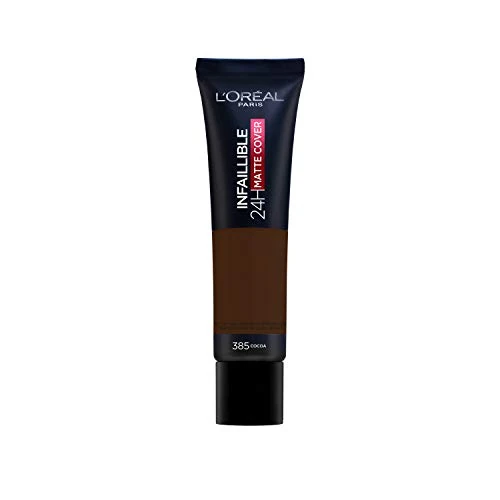 Limited-time offer: L'Oreal Paris Infallible 24H Matte Cover Foundation 385 Cocoa from 3.61 £ to 3.61 £ (save 0.00%)