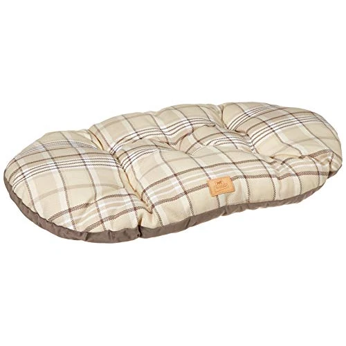 Offerta a tempo: Ferplast Cuscino per cani e gatti SCOTT 78/8, Double-face, Scozzese, Soffice velluto, Lavabile, Marrone - 0.00% da 33.00 € a 33.00 €