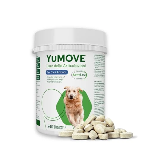 Oferta limitada: Yumove Condroprotector Perros +8 Años - 240 Comprimidos ActivEase Movilidad de 84.49 € a 80.26 € (ahorro 5%)