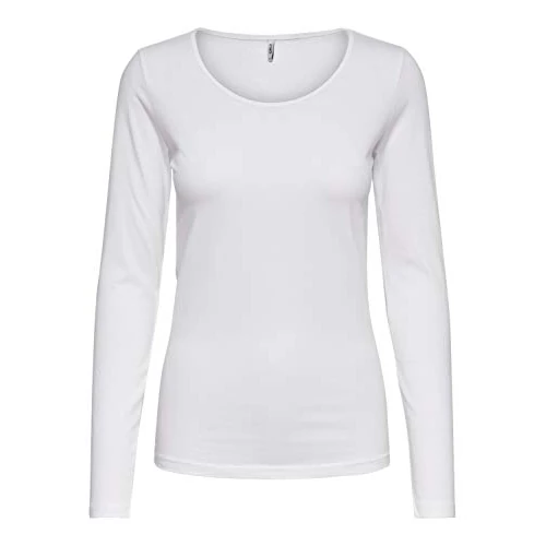 Offerta a tempo: Only Donna Onllive Love Life L/s Oneck Top Noos Jrs T-Shirt Not Applicable, Bianco, XS - 24% da 16.99 € a 12.85 €