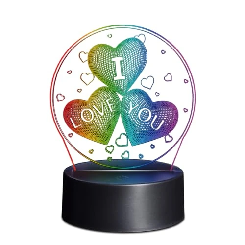 PLEXY LIGHT Plexyglass Multi-Color LED Lamp