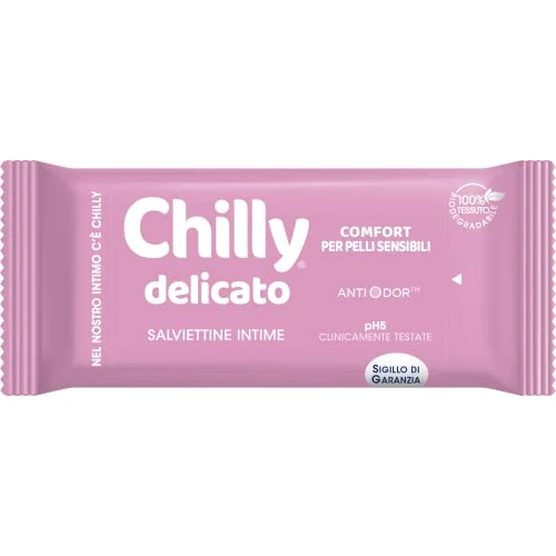 Offerta a tempo: Chilly Salviettine Delicate, Salviette per l'Igiene Intima — 34% da 2,49 € a 1,65 €