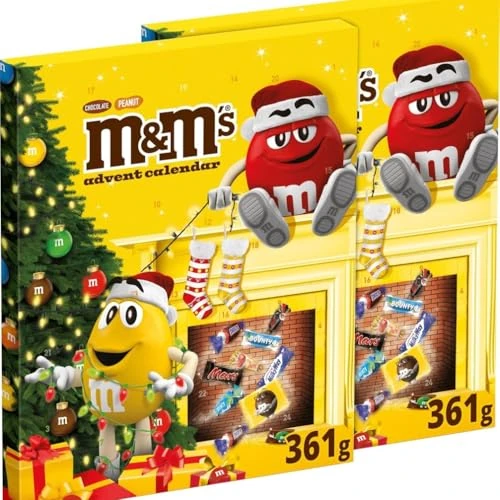 Offerta a tempo: M&M’s & Friends M&M's 2 Confezioni di Calendario Avvento 2025 Assortimento Misto, - 722 gr, Regali Natalizi - 31% da 32.18 € a 22.30 €
