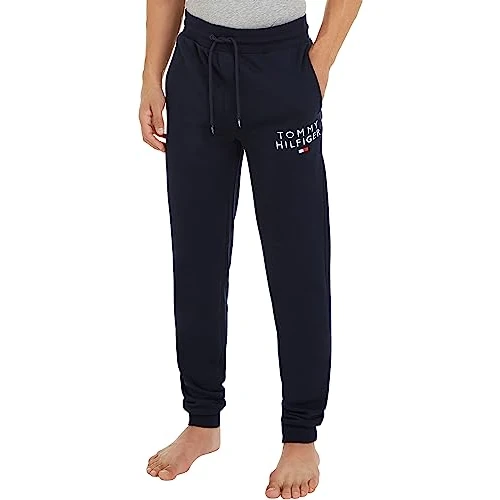 Limited offer: Tommy Hilfiger Men's Cuffed Leg Joggers - Desert Sky XX Large Navy from 147.00 EUR to 147.00 EUR (save 0%)
