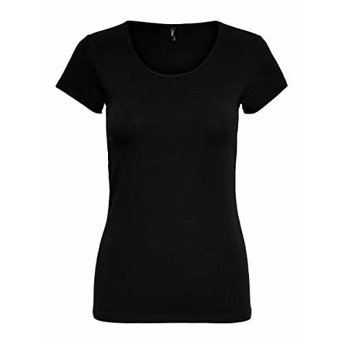 Oferta limitada: Only Onllive Love Life Basic - Camiseta para Mujer, Negro, XL de 13.90 € a 13.90 € (ahorro 0.00%)