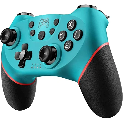 UPGRADE Mando para Switch, Mandos Switch Inalambricos para Switch/Switch 2/Lite/OLED con Wake Up, Mando Pro Controller Mando pc con Gyro Axis/Dual Shock/Función Turbo y Captura de pantalla