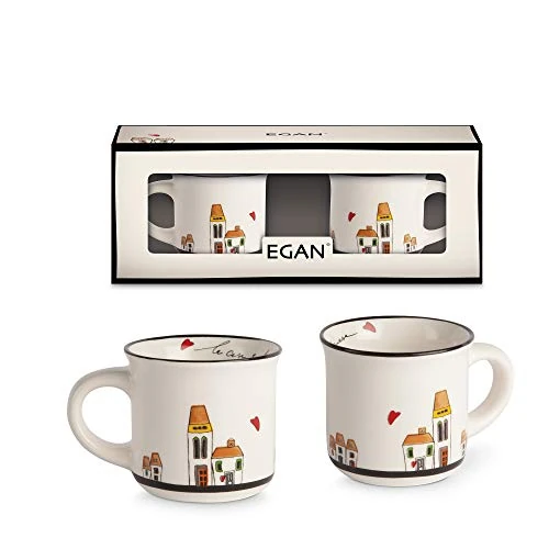 Offre limitee: Egan Service 2 Mini Mugs Le Casette de 13.10 EUR a 13.10 EUR (economie 0%)