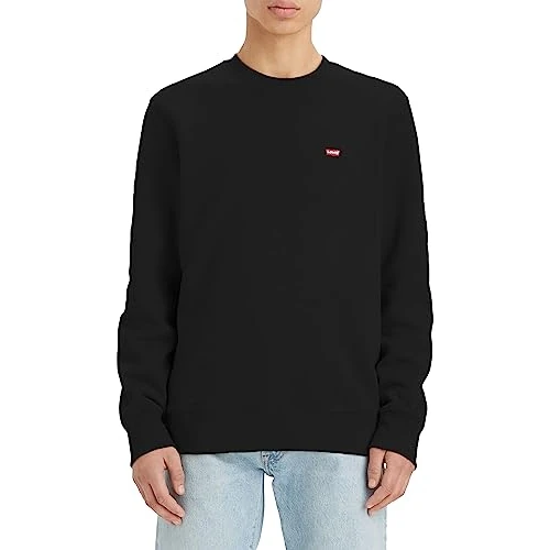 Levi's New Original Crew Sweatshirt Mannen, Mineral Black, L