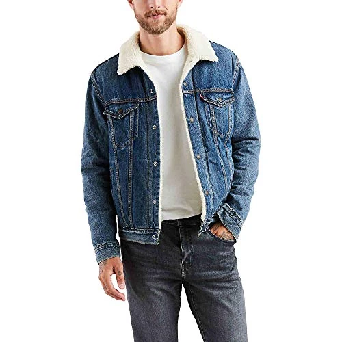 Offre limitée : Levi's Type 3 Sherpa Trucker Veste Homme de 140.00 EUR à 59.72 EUR (remise 57%)