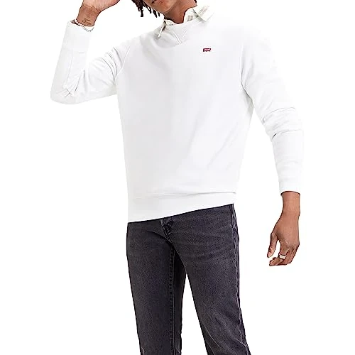 Offerta a tempo: Levi's New Original Crew, Felpa Uomo, White, XL - 42% da 60.00 € a 35.00 €