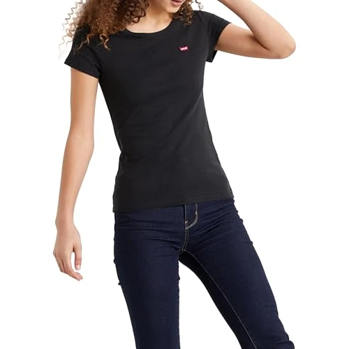 Levi's 2-Pack Tee Camiseta Mujer Mineral B (Negro) XS