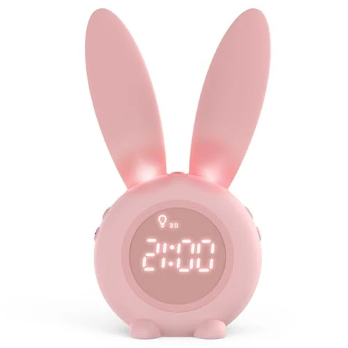 Oferta limitada: Homealexa Reloj Despertador de Conejo, Conejito Animal Lindo mesita de Noche con luz Nocturna + 6 música Interesante + Función de Cuenta Regresiva, Regalo para niños niños Estudiantes de 29.99 € a 29.99 € (ahorro 0.00%)
