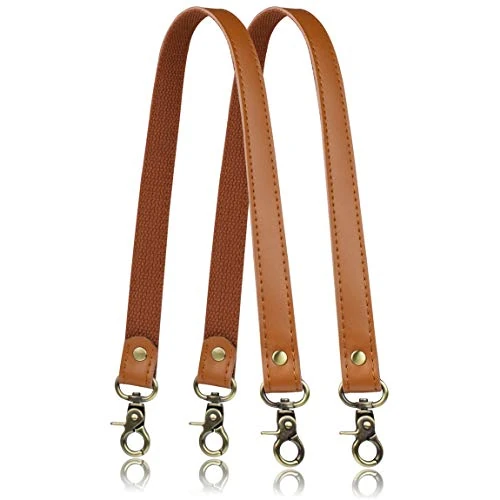 Limited-time offer: Allzedream Genuine Leather Purse Strap Sewing Canvas Replacement Handbag Shoulder Bag 2 Pcs, Camel, M from 15.79 £ to 15.79 £ (save 0.00%)