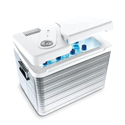 Tijdelijke aanbieding: Mobicool MQ40A AC/DC - draagbare elektrische aluminium koelbox, 39 liter, 12 V en 230 V voor auto, vrachtwagen, boot, camper en stopcontact, aluminium behuizing van 153.51 € naar 153.51 € (0.00% korting)