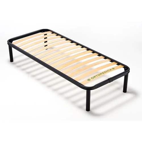 Offerta a tempo: EVERGREENWEB - Miglior Rete Letto Una Piazza e Mezzo 120x200 a Doghe in Legno Ortopedica Alta 35 cm Rinforzata + Kit 4 Piedi Smontabili, Struttura in Ferro, Base da Incasso per Letti e Materassi SALDI - 5% da 109.99 € a 104.49 €