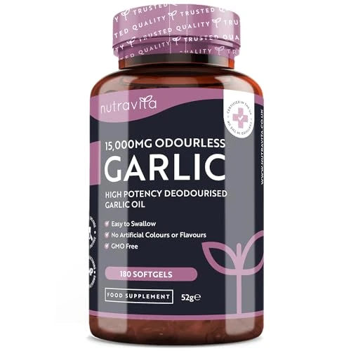 Zeitlich begrenztes Angebot: Nutravita Knoblauch 15.000 mg - 180 Weichkapseln hochdosiert von 17.99 € auf 17.99 € (0.00% Rabatt)