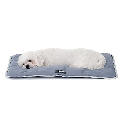 Limited-time offer: Ferplast Dog & Cat Mat - Washable Dog Bed - Waterproof & Scratchproof - Soft Mat for Cars, Kennels & Baskets - Jolly - 57 x 38 CM, S, GREY from 21.50 GBP to 18.90 GBP (save 12%)
