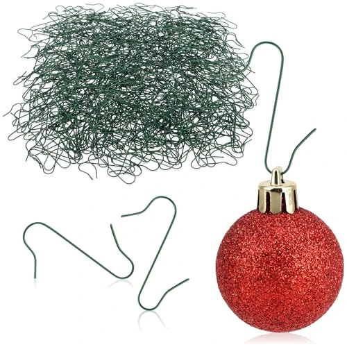 Oferta limitada: COM-FOUR® 600x Gancho para Decoraciones de árboles de Navidad - Doble Gancho para decoración de árboles de Navidad de 11.99 EUR a 7.19 EUR (ahorro 40%)