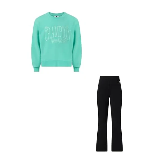 Zeitlich begrenztes Angebot: Champion Girls-Sweatsuit Trainingsanzug, Hellblau (Bs137), XL für Mädchen und Jungen von 32.57 € auf 32.57 € (0.00% Rabatt)