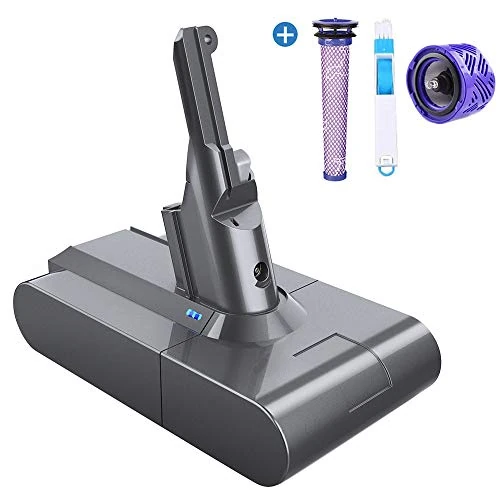 Offerta a tempo: Batteria Dyson V8 SV10 6000 mAh FLYLINKTECH Dyson V8 Batteria di Ricambio per Dyson — 10% da 44,99 € a 40,49 €